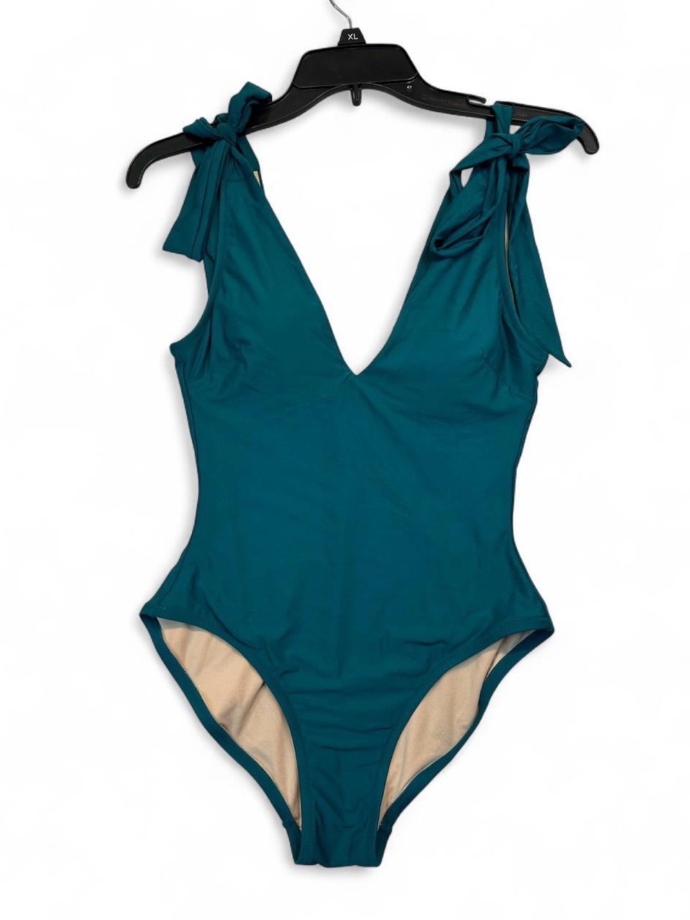 J Crew One-Piece Swimsuit with Tie-Strap Shoulders
